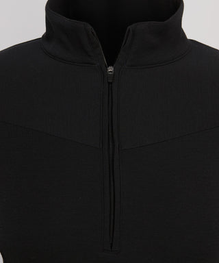 Women's Woolen Fleece Half Zip Pullover - turtleson
