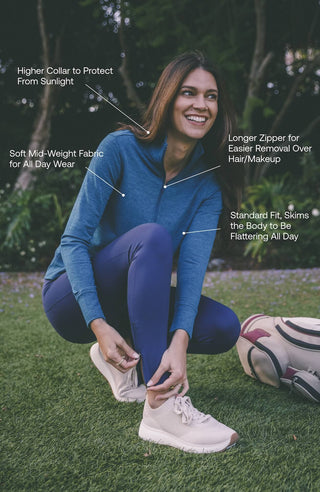 Women's Wynn Half - Zip - turtleson