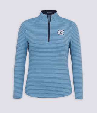 Women's Ash Half Zip - University of North Carolina