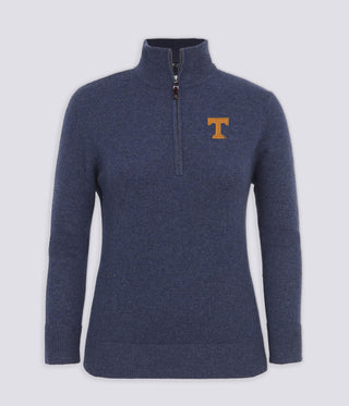 Isla Cashmere Quarter Zip - University of Tennessee