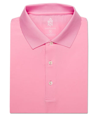 Solid Performance Polo, Knit Collar - turtleson