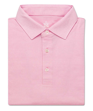 Plaited Oxford Pique Solid Polo - turtleson