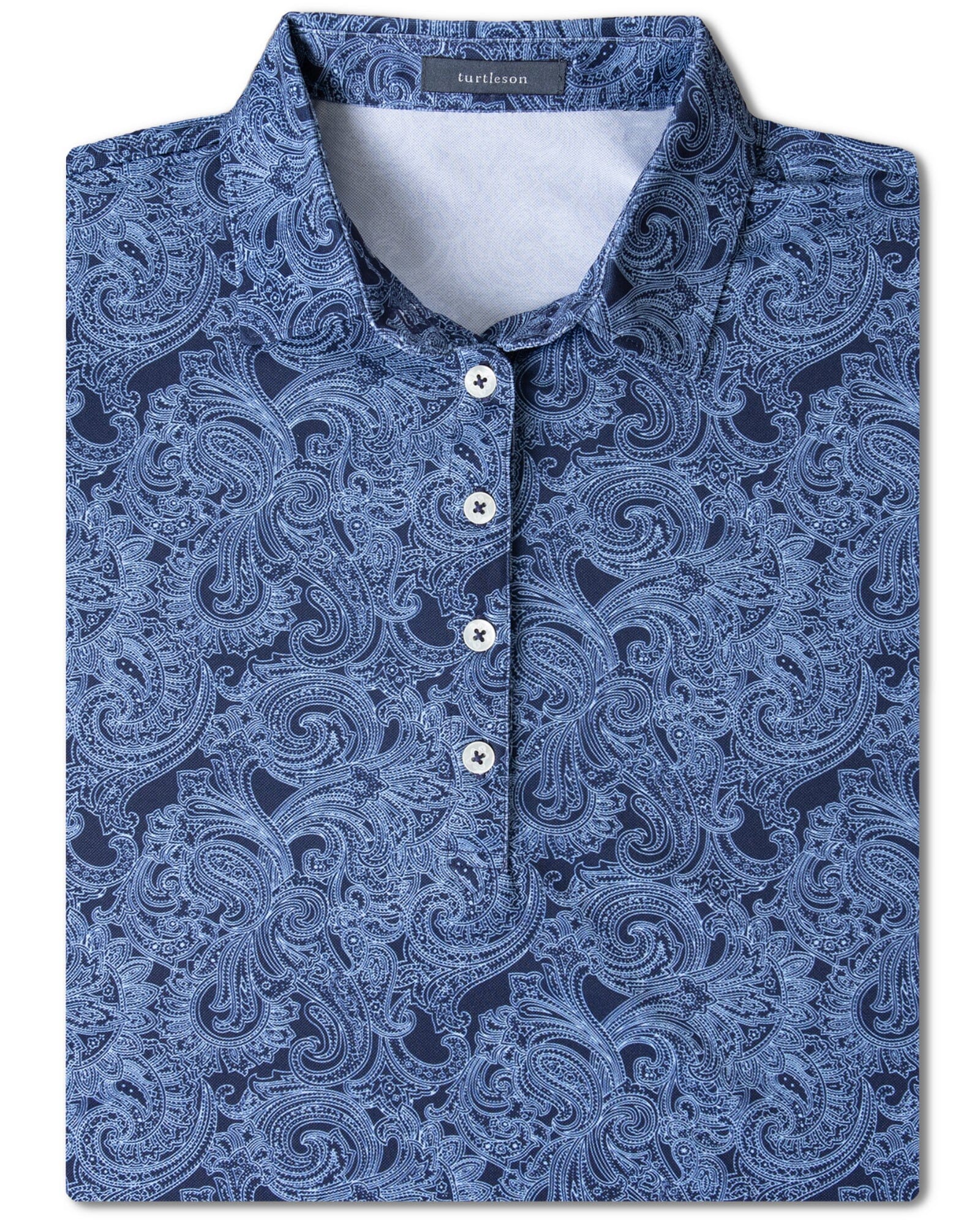 Bandana Piquet Shirt in blue