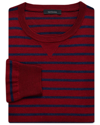 Varsity Stripe Merino Crewneck Sweater