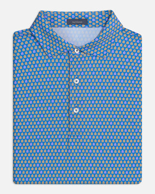 Ridley Performance Men's Polo - Morning Blue/Creamsicle - Turtleson