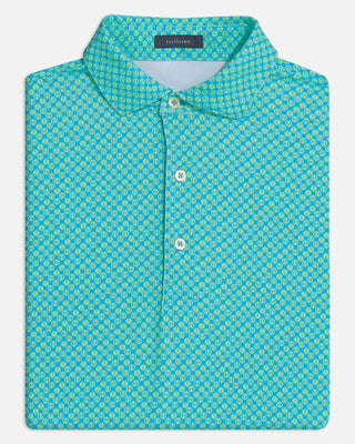 Brew Performance Men's Polo - Luxe Blue/Lime - Turtleson