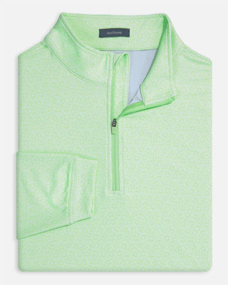 Remy Quarter-Zip Men's Pullover - Lime/White - Turtleson