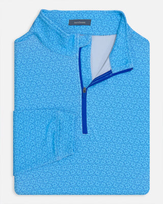 Remy Quarter-Zip Men's Pullover - Luxe Blue/Marine - Turtleson