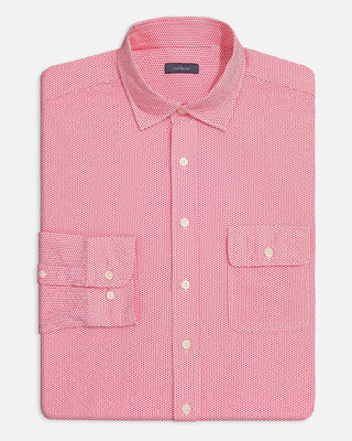 Collin Polka Dot Sport Shirt - Rouge Red - Turtleson